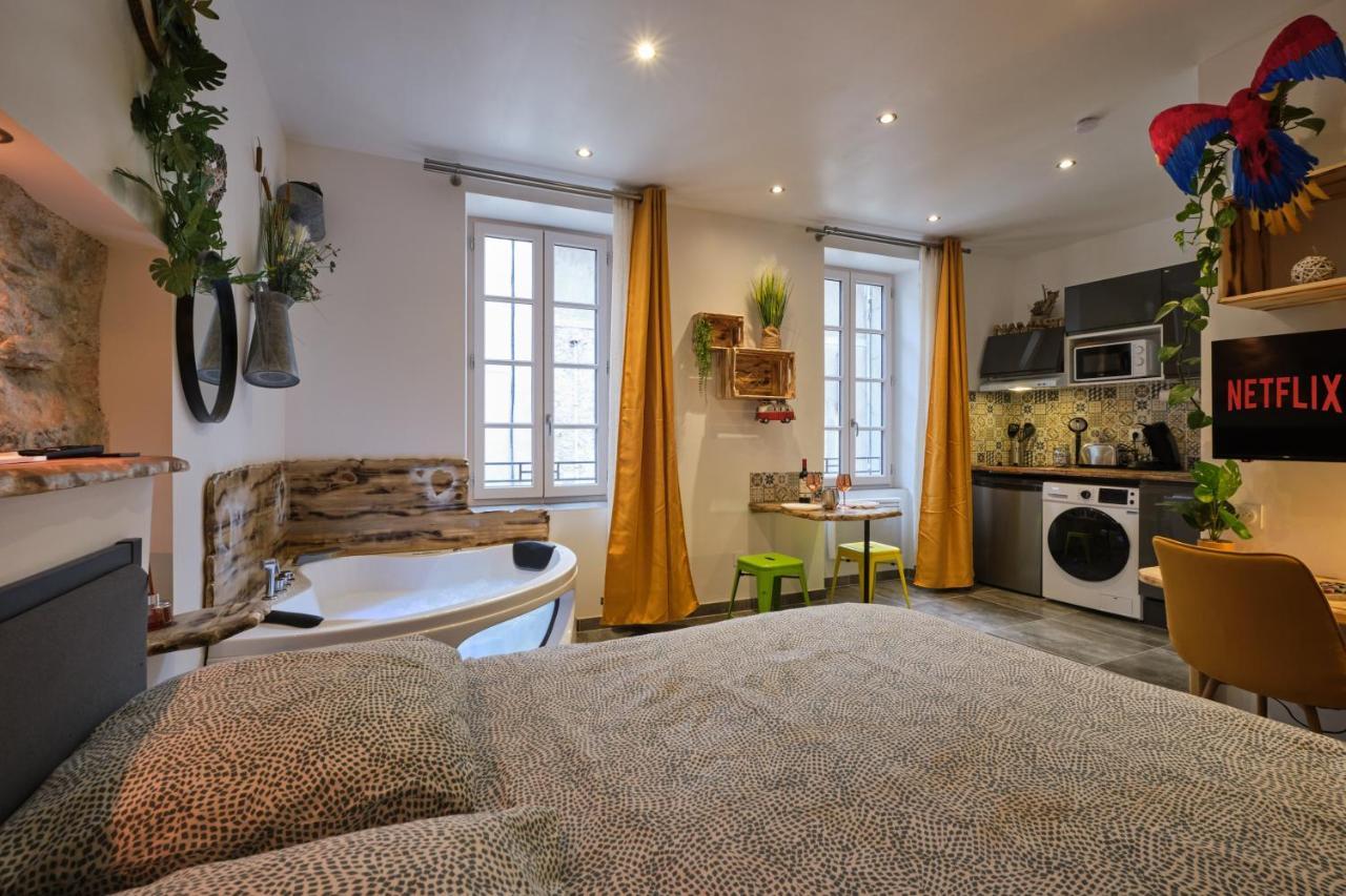 Place Carnot - Studio Tout Equipe Avec Jacuzzi Proche Toutes Commodites Carcassonne Exteriör bild